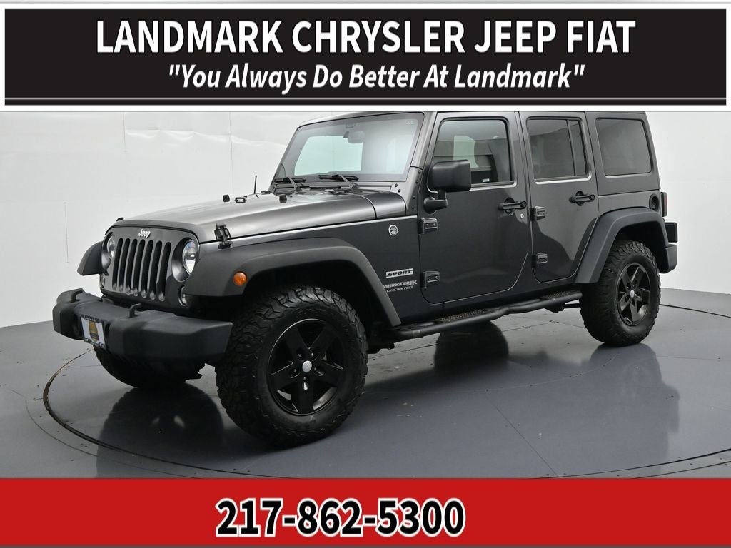 2018 Jeep Wrangler JK Unlimited Unlimited Sport