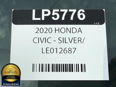 2020 Honda Civic Sedan EX-L CVT
