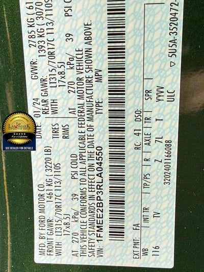 2024 Ford Bronco Wildtrak 4 Door Advanced 4x4