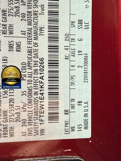 2019 Ford F-150 XLT 4WD SuperCrew 6.5' Box