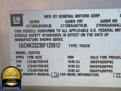 2006 Chevrolet Silverado 2500HD Crew Cab 153" WB 4WD LT3