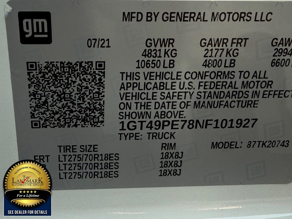 2022 GMC Sierra 2500HD 4WD Crew Cab 159" AT4