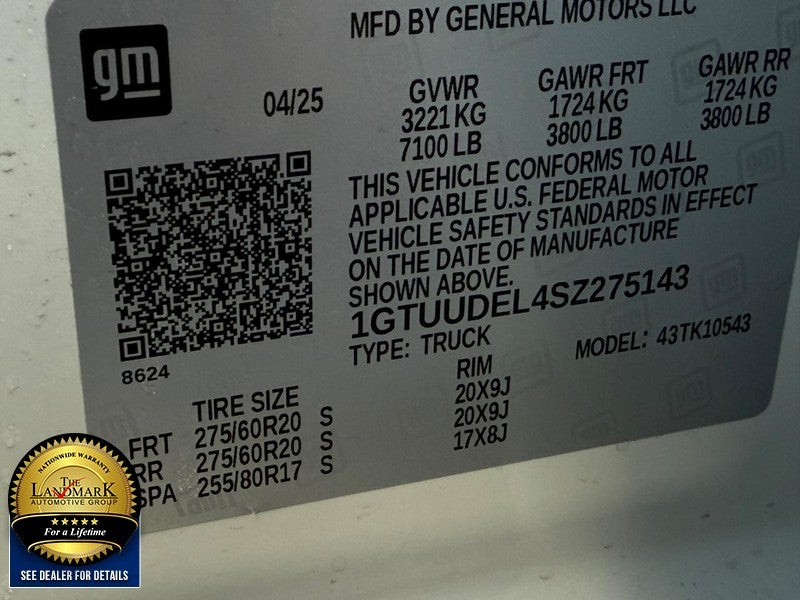 2025 GMC Sierra 1500 4WD Crew Cab 147" SLT