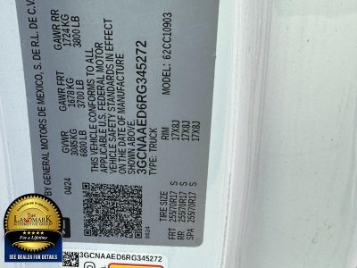 2024 Chevrolet Silverado 1500 2WD Reg Cab 140" Work Truck