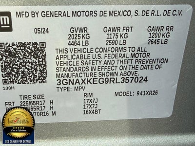 2024 Chevrolet Equinox FWD 4dr LT w/1LT