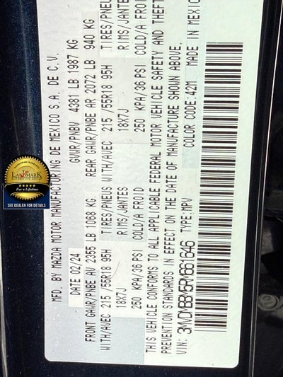 2024 Mazda Mazda CX-30 2.5 S Select Sport AWD