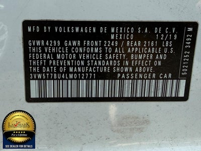 2020 Volkswagen Jetta GLI Autobahn Manual