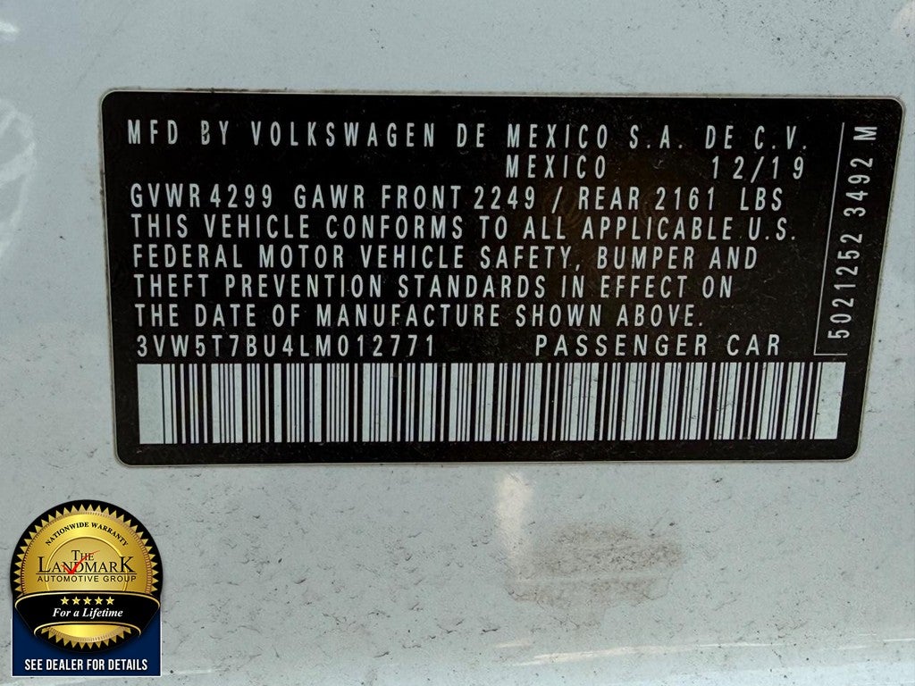 2020 Volkswagen Jetta GLI Autobahn Manual