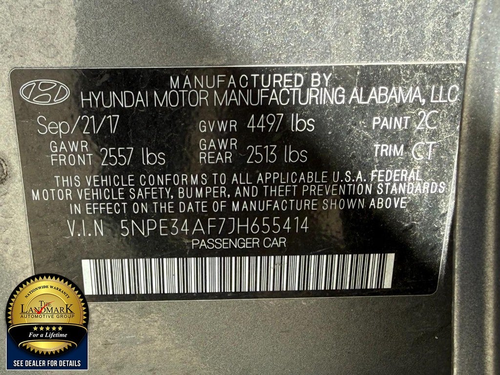 2018 Hyundai Sonata Sport 2.4L