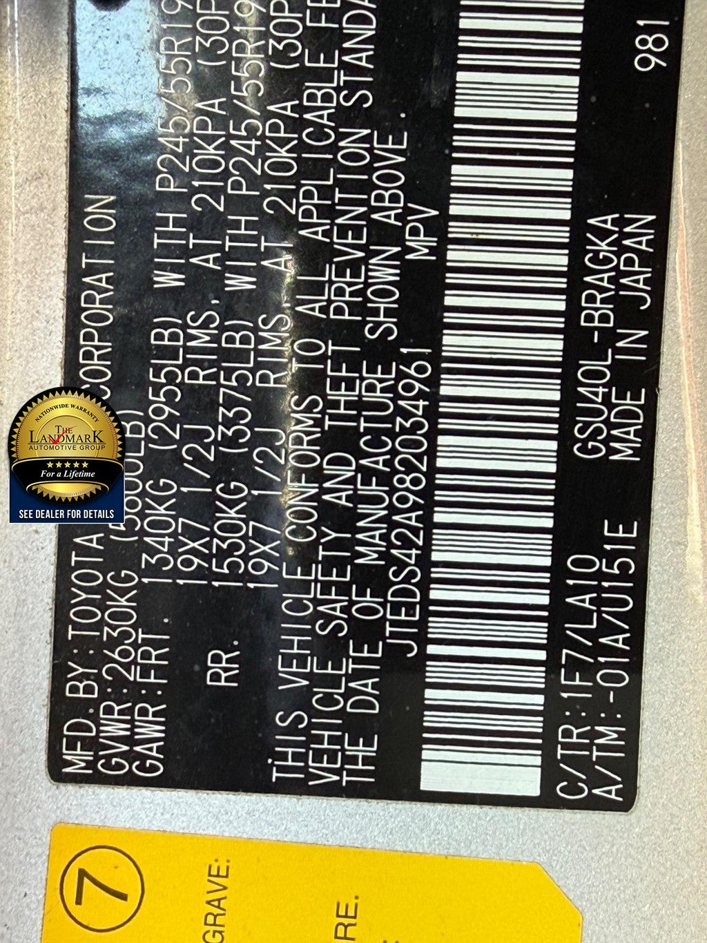 2008 Toyota Highlander FWD 4dr Limited (Natl)